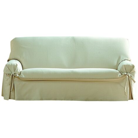 Eysa Italia Paola copridivano 2 posti col. 01-ecru, beige, 100% cotone