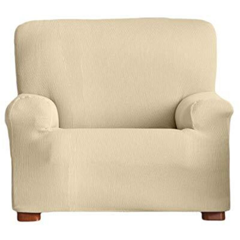 Eysa Italia Ulises Copripoltrona Elastico, Poliestere cotone, Beige