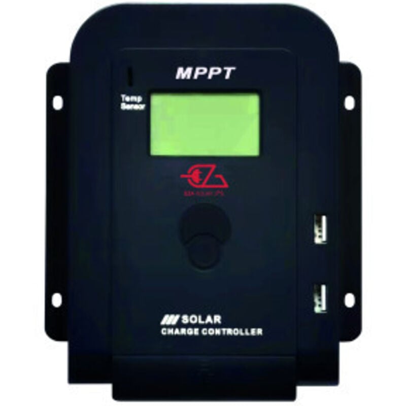 Régulateur Solaire mppt lcd 10A Meilleur Rendement du Panneau Solaire - EZA