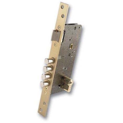 EZCURRA CERRADURA 700-B 60 85 EMBUTIR MADERA PICAPORTE/4 BULONES HL.
