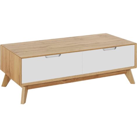 Ezra Table basse Chêne Blanc