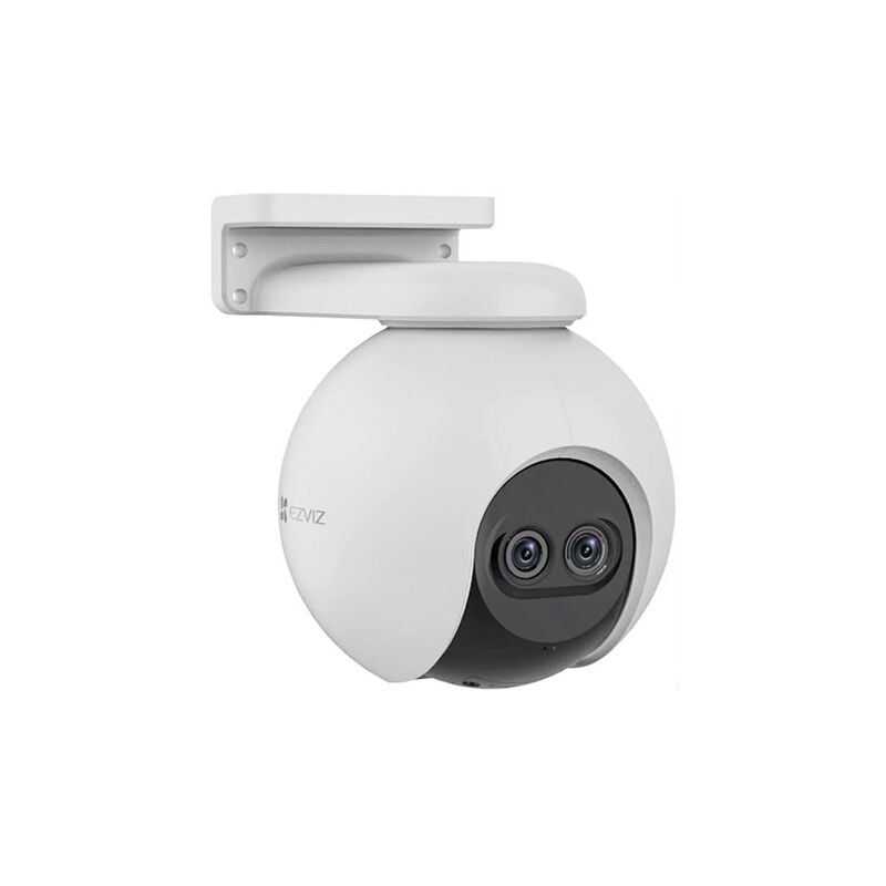 Ezviz - C8PF Caméra de surveillance panoramique intelligente WiFi ptz avec zoom 8x, double objectif et détection intelligente par ia