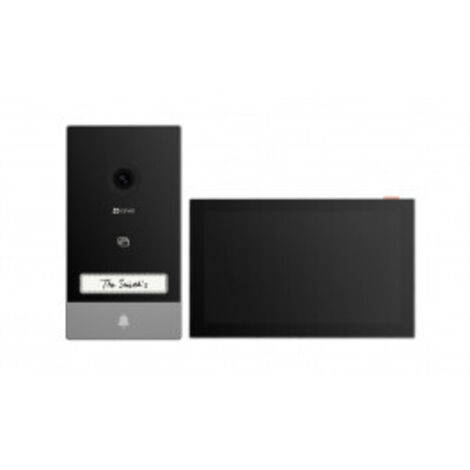 Ezviz HP7 Kit Videocitofono 2-Entry con Schermo Tattile 7 Pollici e Visione Notturna