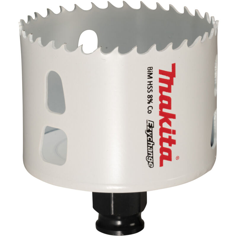 Makita - Ezychange 67 mm scie cloche bimétallique, outil de coupe professionnel, changement rapide, haute durabilité, utilisation sur métal et bois,