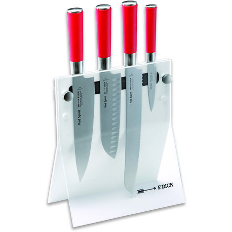 F. DICK Red Spirit Messerblock 4Knives (4-tlg, Messer Set, Messerset) 8177200-05