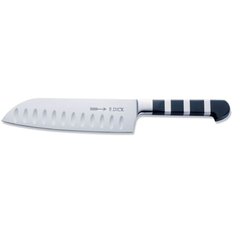F. DICK Santoku, coltello cucina, 1905 (coltello con lama 18 cm, acciaio X50CrMoV15, Inox, 56° HRC) 8194218K