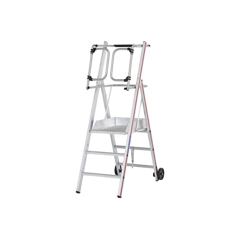 Escabeau pro 3 marches de 2.69m de hauteur de travail maximale. - 848303