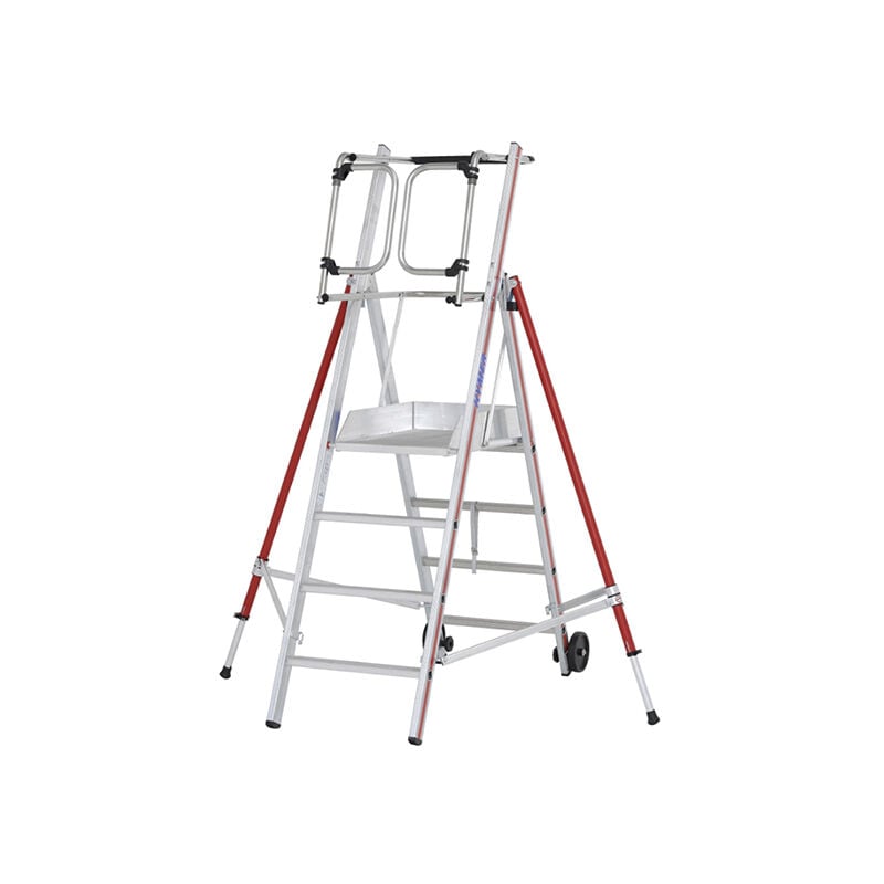 Hymer - Escabeau pro 4 marches de 2.93m de hauteur de travail maximale. - 848304