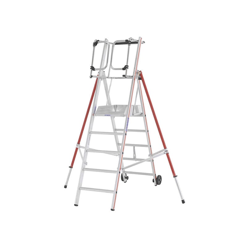 Escabeau pro 5 marches de 3.16m de hauteur de travail maximale. - 848305