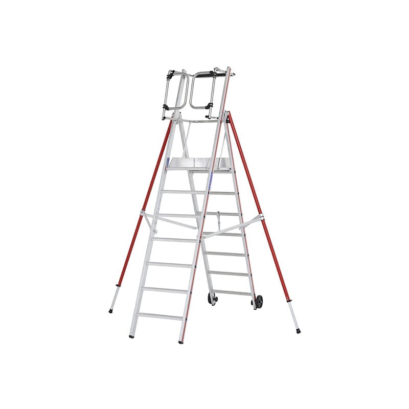Escabeau pro 7 marches de 3.63m de hauteur de travail maximale. - 848307