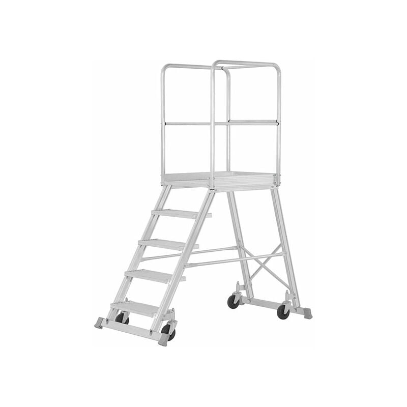 Hymer - Plateforme roulante 5 marches - Hauteur max. de travail 3.21m - 6888/05