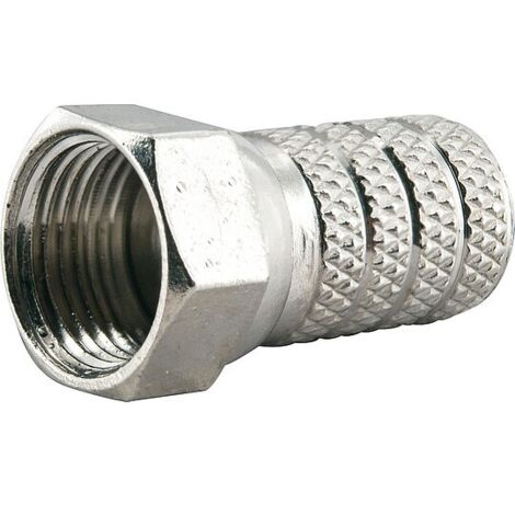 F-Stecker 4,0 mm 2-er Set