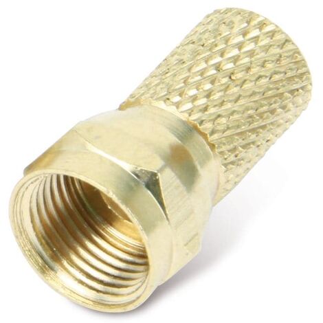 F-Stecker, 7,3 mm, Aufdrehmontage