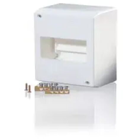 F-Tronic 7260013 KV04K Verteilerschrank Aufputz Anzahl Teilungen = 4 Anzahl Reihen = 1 Inhalt 1 St.
