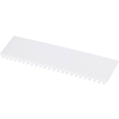 F-Tronic 7290032 Bande de recouvrement PS blanc 10 pc(s)