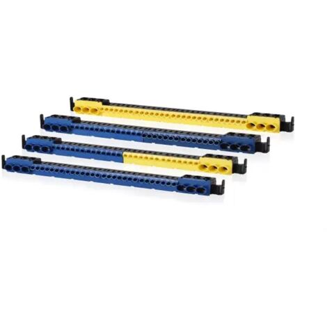 F-Tronic 9910010 Steckklemme   Blau, Gelb      Leiter-Typ = N, PE