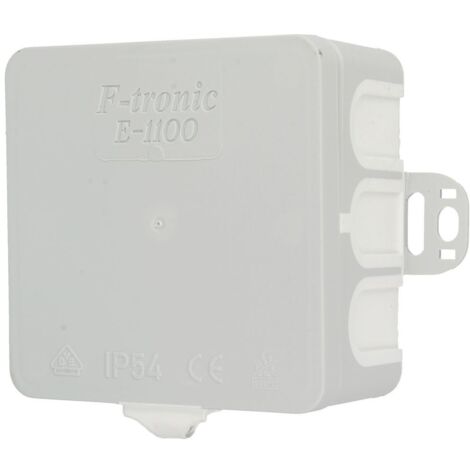 F-Tronic Boîte de dérivation pièces humides avec membrane perçante 85 x 85 x 45 mm