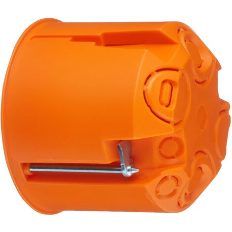 F-Tronic parete cava dispositivo barattolo, 61 mm profondità, contenuto: 25, arancione, E117