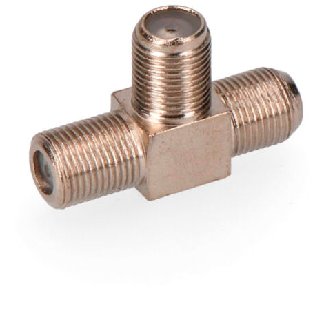 „F“-Umleitungsanschluss in „T“ 3 einziehbare Parabolstecker