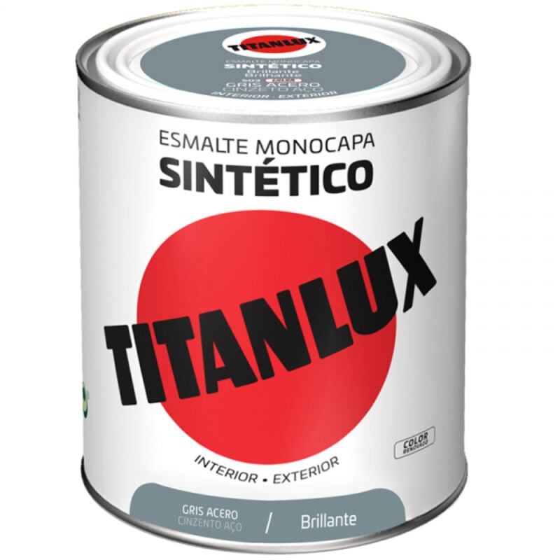 Laque gris acier 750ml 503 titanlux