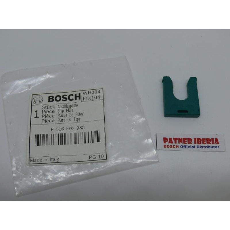

F016F03988 Stop Plate: Genuine BOSCH spare-part
