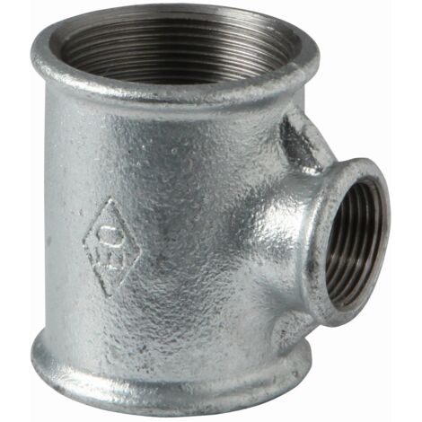 F130R TE 90 RÉDUIT 3/4-1/2-1/2 GALVANISÉ