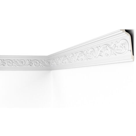 F18 DECOFLAIR Moulure de plafond Polyuréthane 150 x 70 x 2000 - 1 pièce