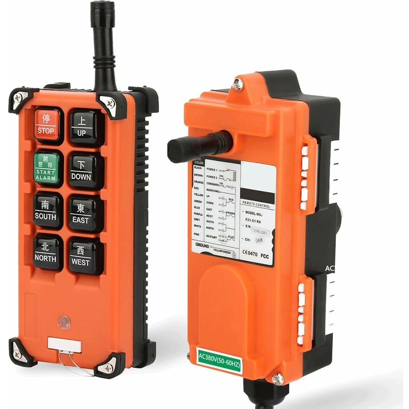 F21-E1B Émetteur et Récepteur Palan Électrique à Télécommande 380 v Palan à Commande Radio Industrielle Télécommande Sans Fil avec Accessoires Autres