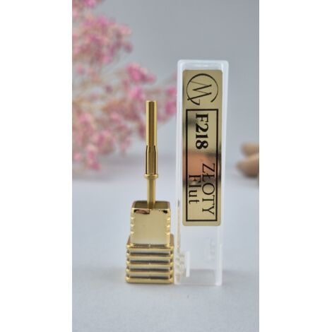 F218 - GOLD Flöte MINI LANG Dorn 06