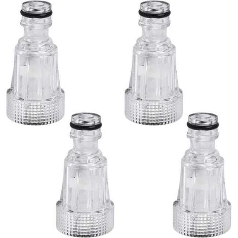 (F3/4) Kit de 4 filtres à eau pour nettoyeurs haute pression, accessoires de jardin, filtre pour tuyau d'arrosage, compatible avec les nettoyeurs haute pression