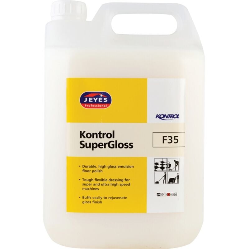 Jeyes F35 Kontrol Supergloss Floor Polish 5L