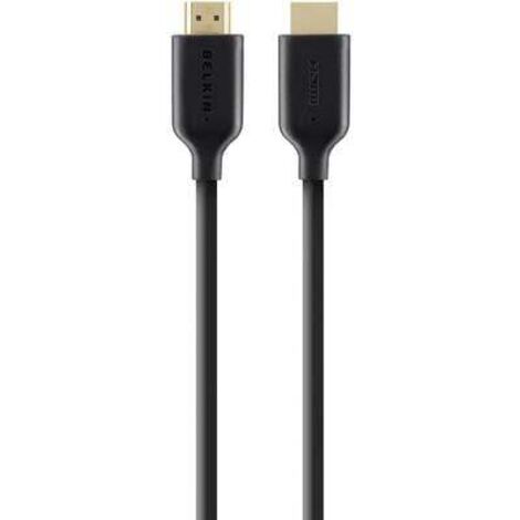 F3Y021BT5M Belkin Câble HDMI High Speed avec Ethernet - 5 mètres (F3Y021BT5M) - Câble HDMI Premium Plaqué Or avec Ethernet - 5 mètres