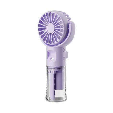 F4 Handheld Misting Fan Humidifying Hanging Neck Folding Mini Fan,