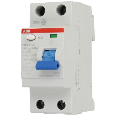 F427837 -. ELETTROCONDUTT (ABB SPA) F427837 F204 4P 03 A 25A DIFF PURE ABB STOTZ S&J 2CSF204101R3250