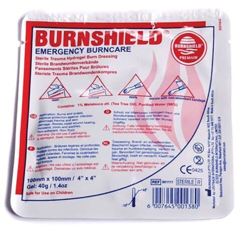 F80001 Burnshield Dressing 10 x 10cm