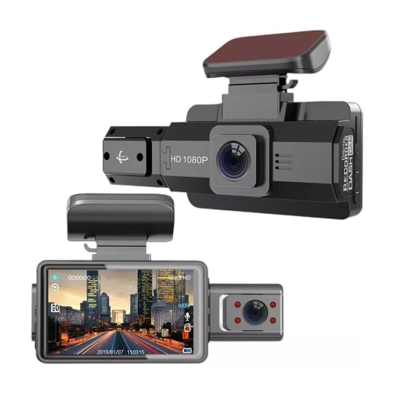 F9 Voiture Avant et intérieur Double caméra HD Infrarouge Vision Nocturne enregistreur de Conduite de Voiture
