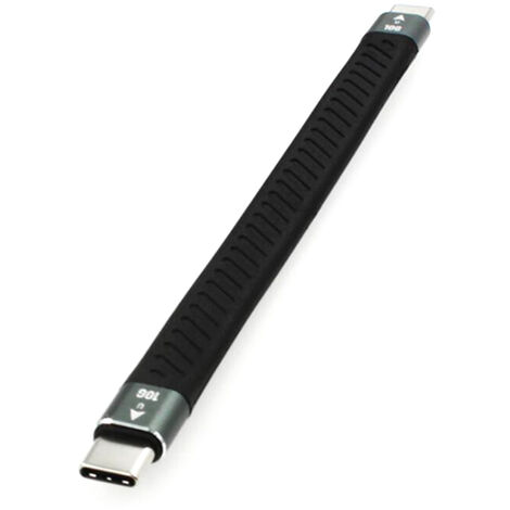 F90 PD 60W Câble USB3.1 10Gbps Type C Vers C USB USB C pour Pro Câble de DonnéEs de Charge , 9Cm