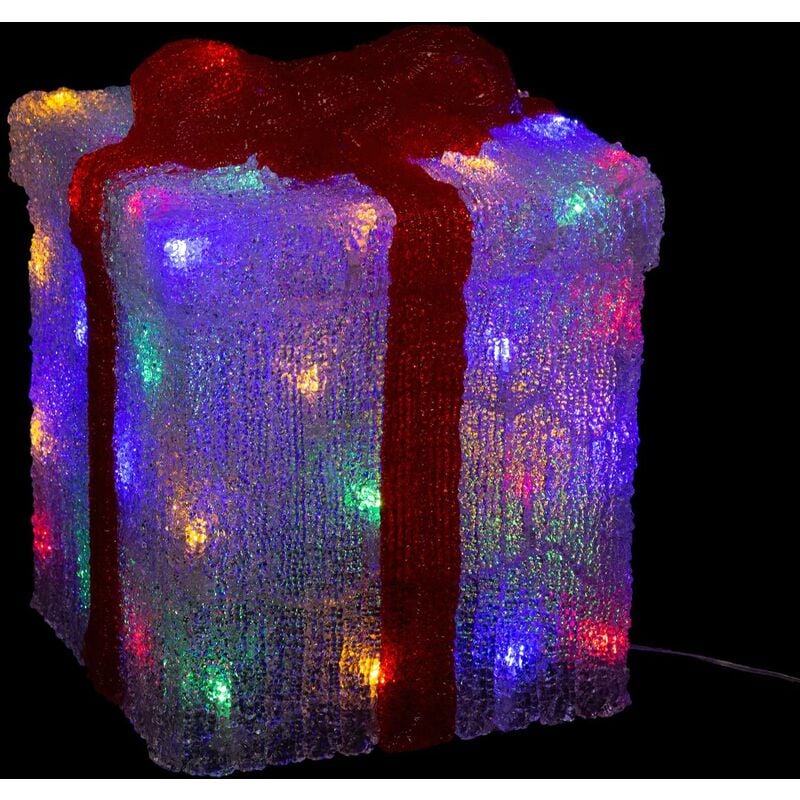 Cadeau lumineux extérieur H27cm 50 led + transfo - Feeric lights & christmas