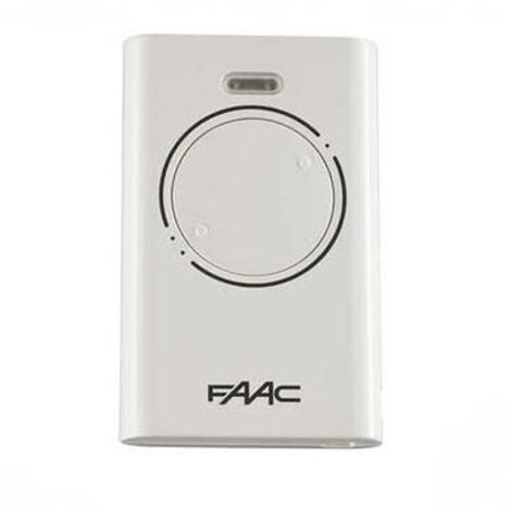 faac 1 x télécommande 2 canaux xt2 868 slh lr 7870091 Blanc