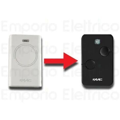 faac 10 x télécommande 2 canaux xt2 433 slh lr 787007