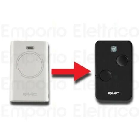 faac 10 x télécommande 2 canaux xt2 433 slh lr 787007