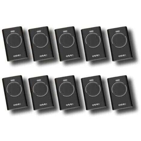 faac 10 x télécommande 2 canaux xt2 868 slh lr 7870091