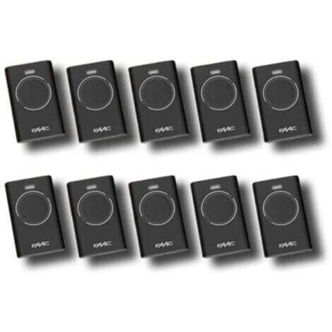 faac 10 x télécommande 2 canaux xt2 868 slh lr 7870091