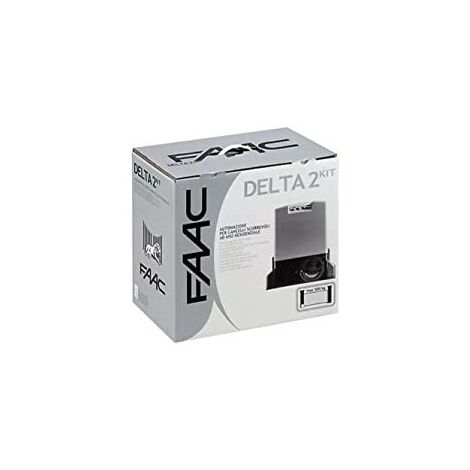 FAAC 1056303445 Delta 2 Kit per Cancelli Scorrevoli, Grigio