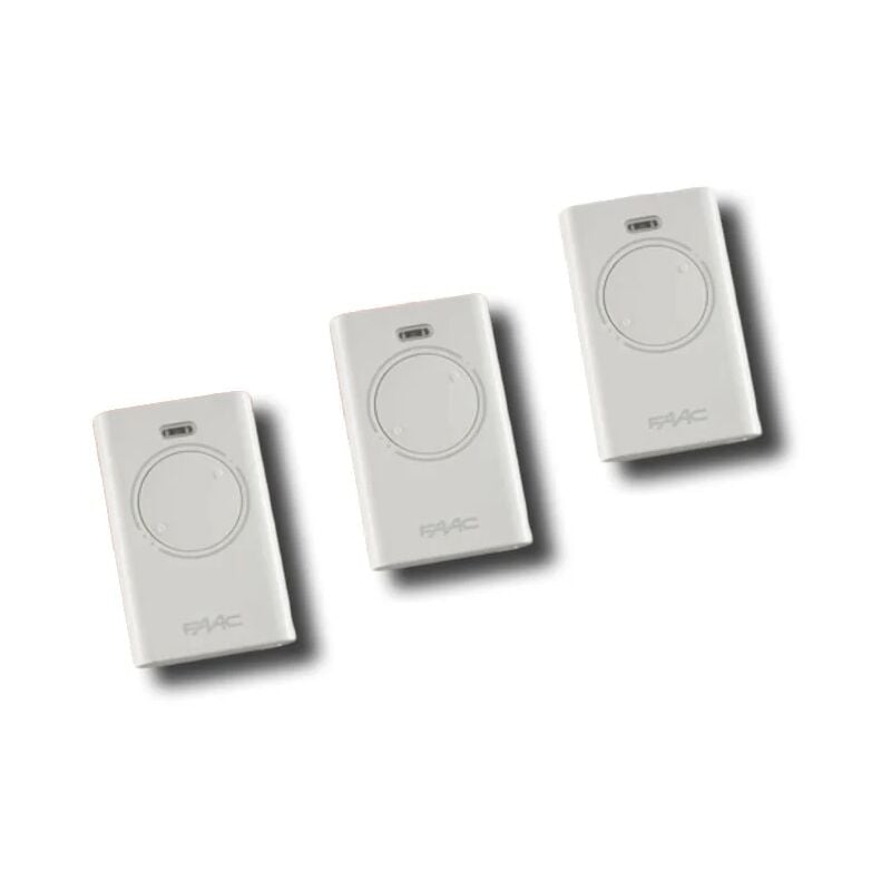 3 x télécommande 2 canaux xt2 433 slh lr 787007 - Faac
