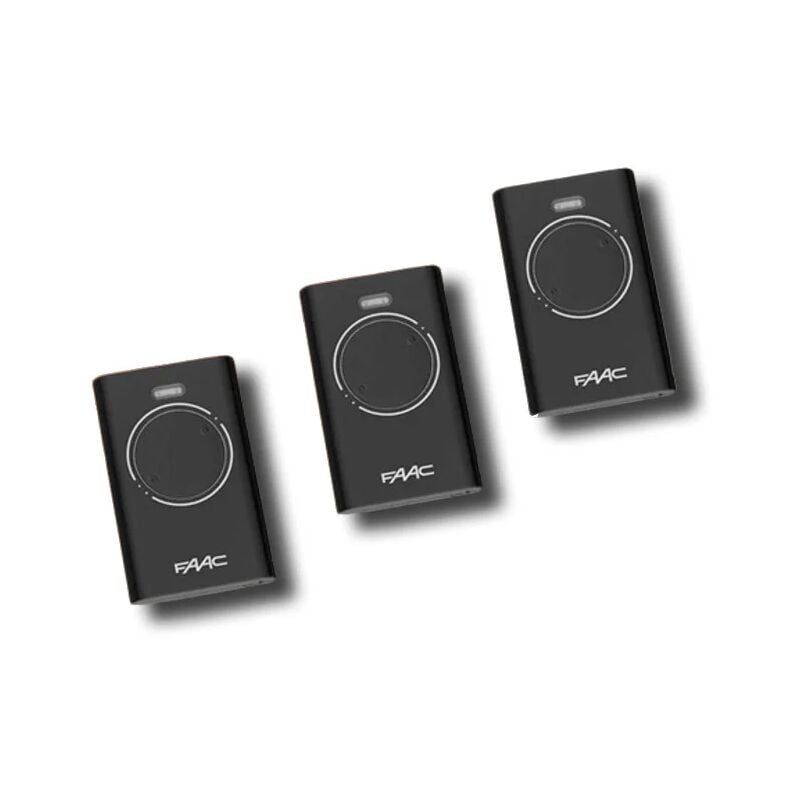 3 x télécommande 2 canaux xt2 433 slh lr 7870071 - Faac