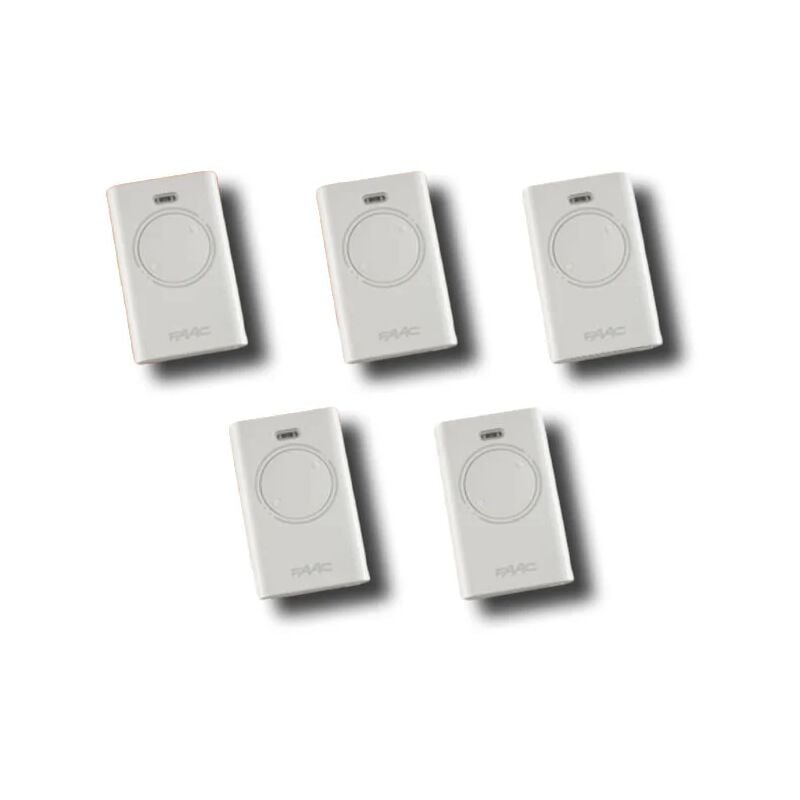 5 x télécommande 2 canaux xt2 433 slh lr 787007 - Faac