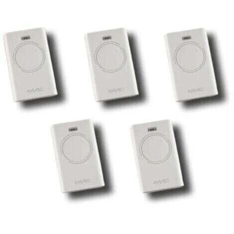 faac 5 x télécommande 2 canaux xt2 868 slh lr 787009