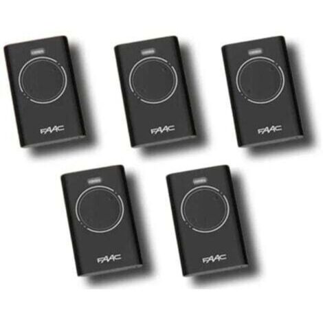 faac 5 x télécommande 2 canaux xt2 868 slh lr 7870091