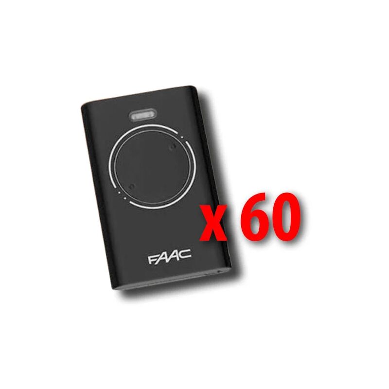 

60 mandos 2 canales 433mhz xt2 433 slh lr 7870071 - Faac
